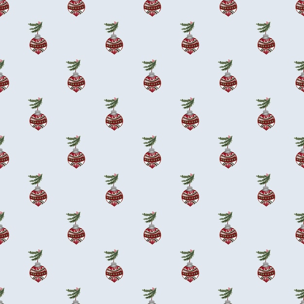 Vector christmas seamless pattern background. vector illustration.