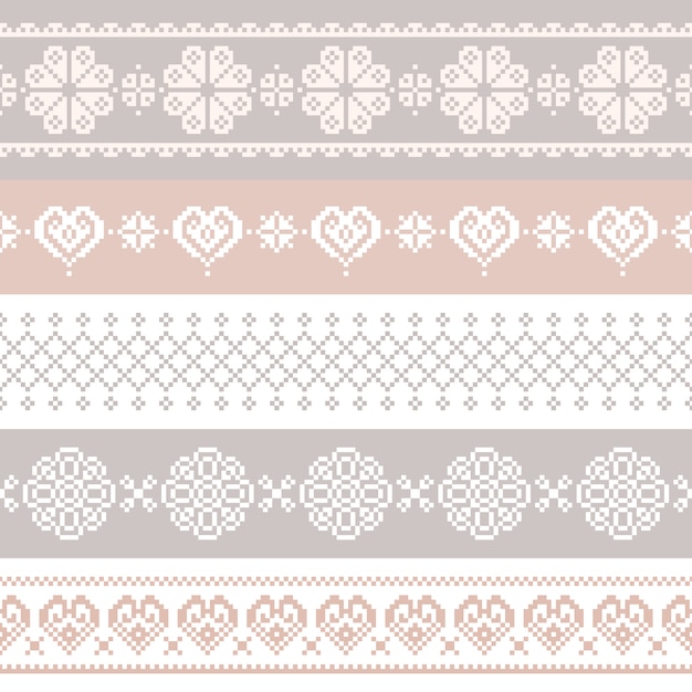 Vector christmas seamless  pattern endless texture for wallpaper retro style.