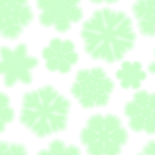 Christmas seamless pattern of snowflakes light green on white background