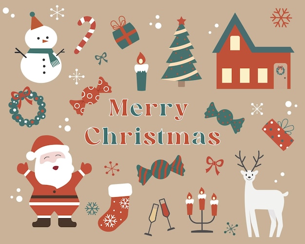 christmas seamless pattern wallpaper background