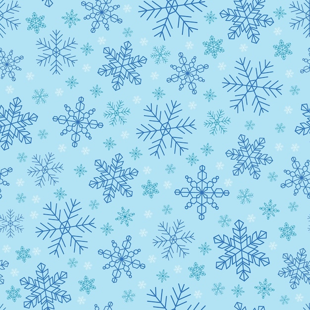 Vettore disegno senza cuciture natalizio con motivi geometrici fiocchi di neve e cerchi