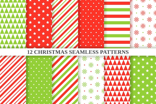 Christmas seamless pattern.