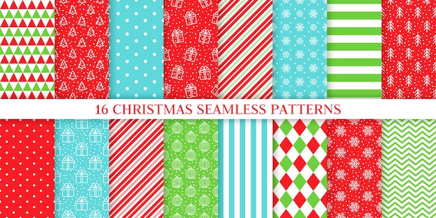 Christmas seamless pattern.