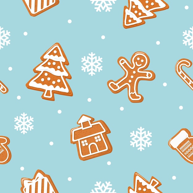 Christmas seamless pattern.