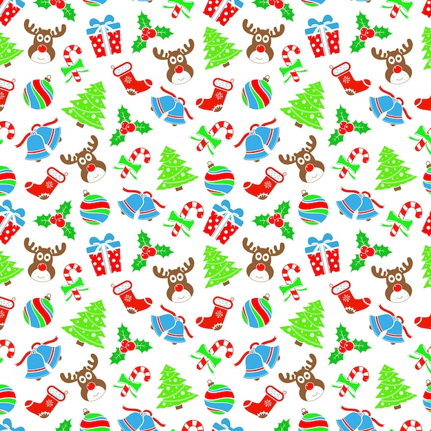 Christmas seamless pattern