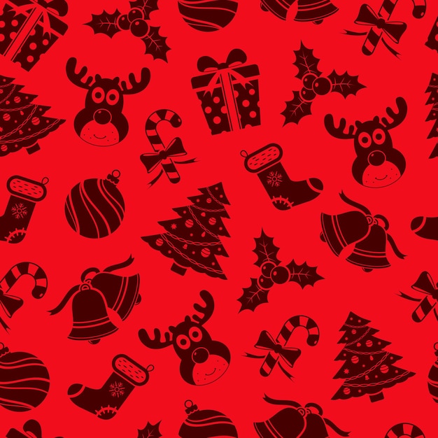 Christmas seamless pattern