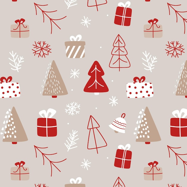 Christmas seamless pattern