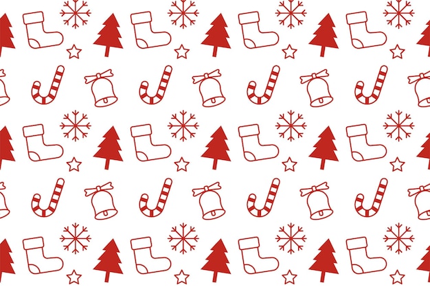 Christmas seamless pattern