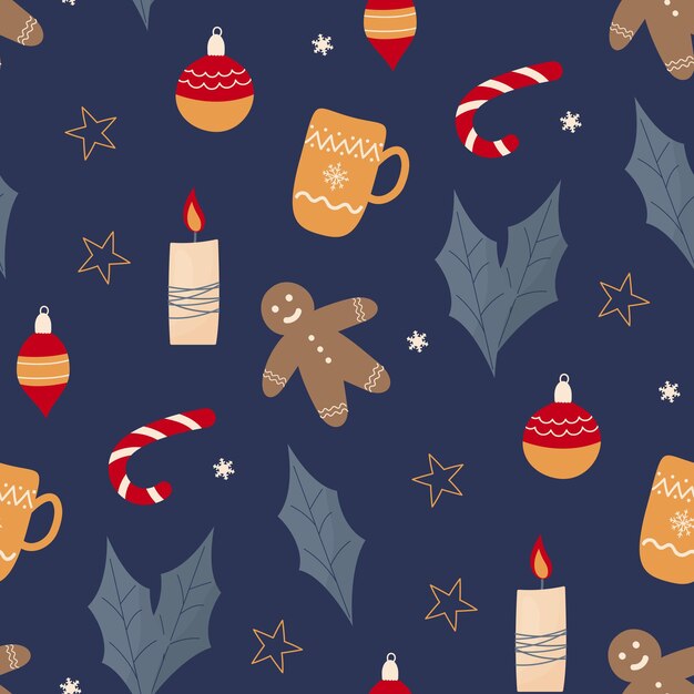 Christmas seamless pattern