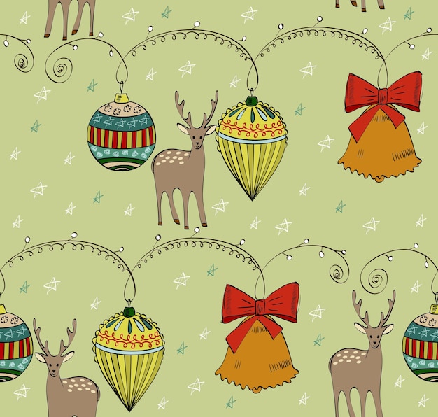 Christmas seamless pattern