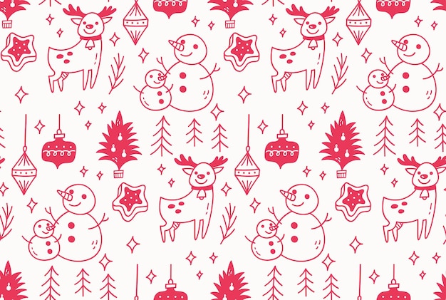 Christmas seamless pattern   