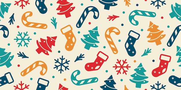 Christmas seamless pattern