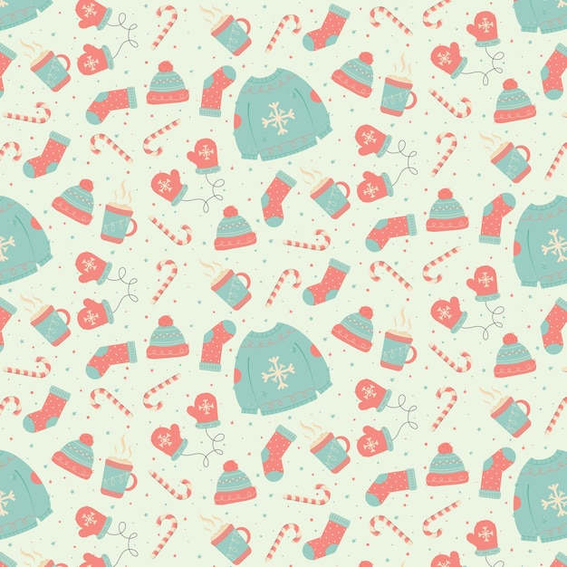 Christmas seamless pattern