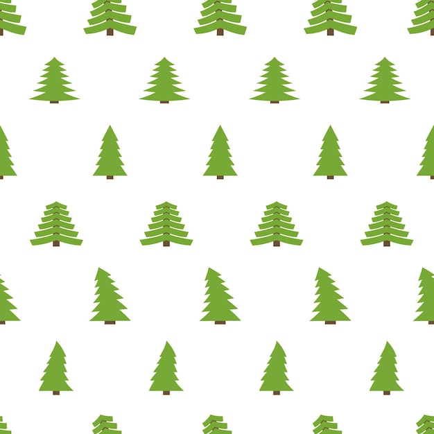 雪の結晶、クリスマスボール、ギフトボックス、白い背景の上のクリスマスツリーとクリスマスのsemlessパターン。ベクトルイラスト