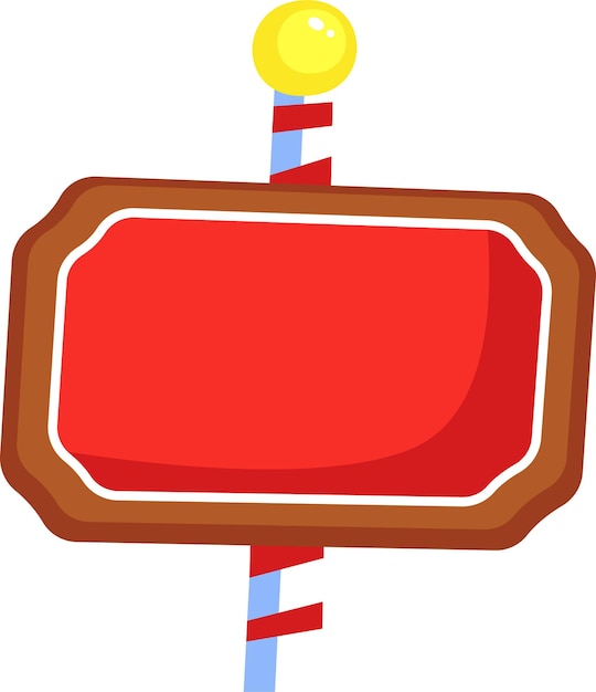 Christmas signboard icon