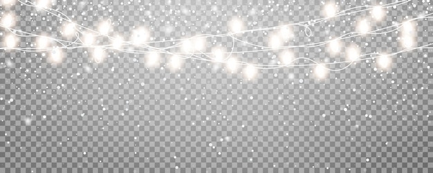 Vector christmas snow background. winter holiday scene. realistic snow overlay