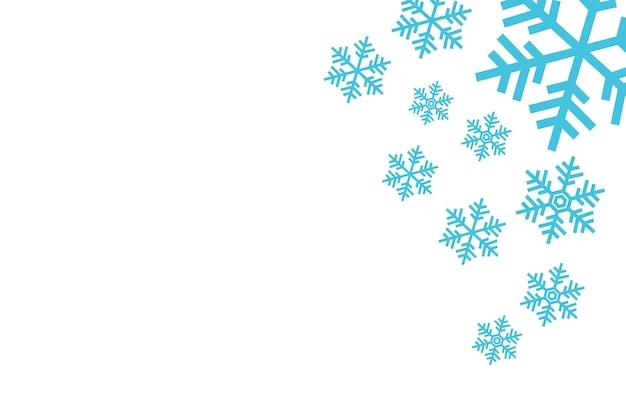 Christmas Snowflake Background. Abstract snowflake seamless border Winter Snowflake. message space