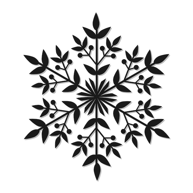 Christmas snowflake clipart