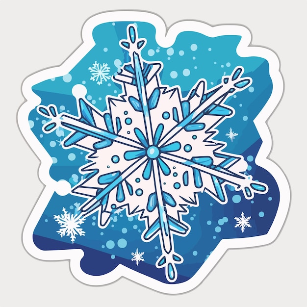 Christmas snowflake sticker xmas cute snowflake stickers Winter holidays