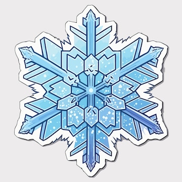 Snowflake Sticker Sheet 