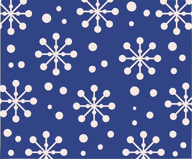 Vector christmas snowflakes background