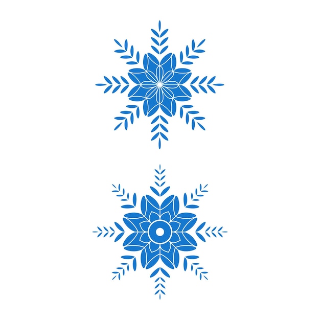 クリスマス スノーフラック デザイン 冬の雪のアイコン