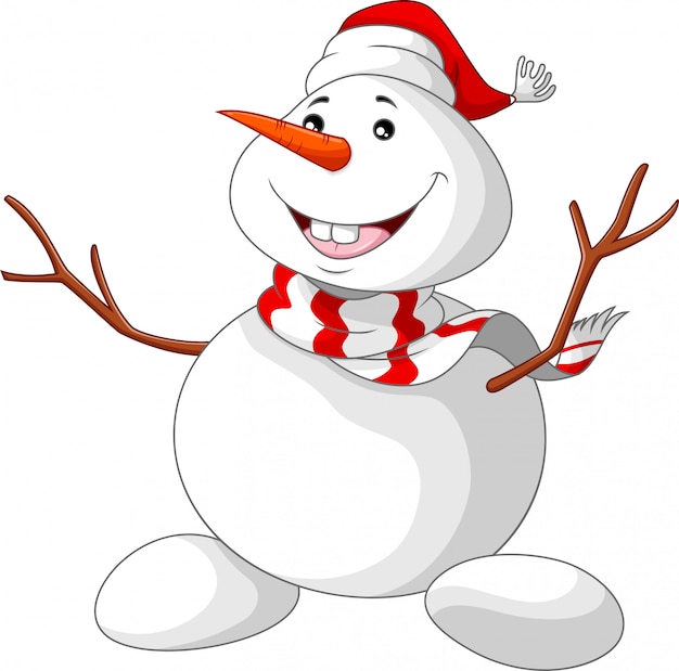 Christmas Snowman cartoon