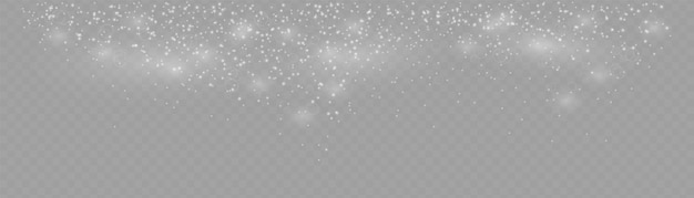 Christmas sparkles bokeh lights effect dust sparks bright stars shine on a background Vector