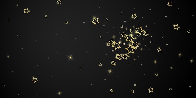 Vector christmas spirit scattered falling stars