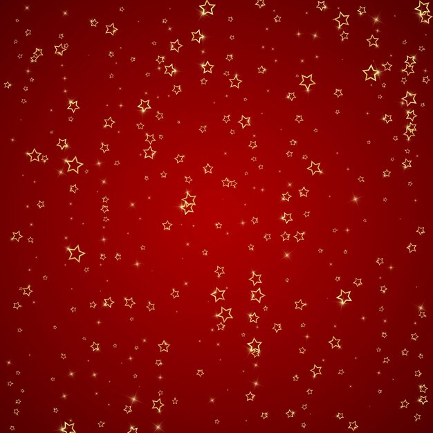 Vector christmas spirit scattered falling stars