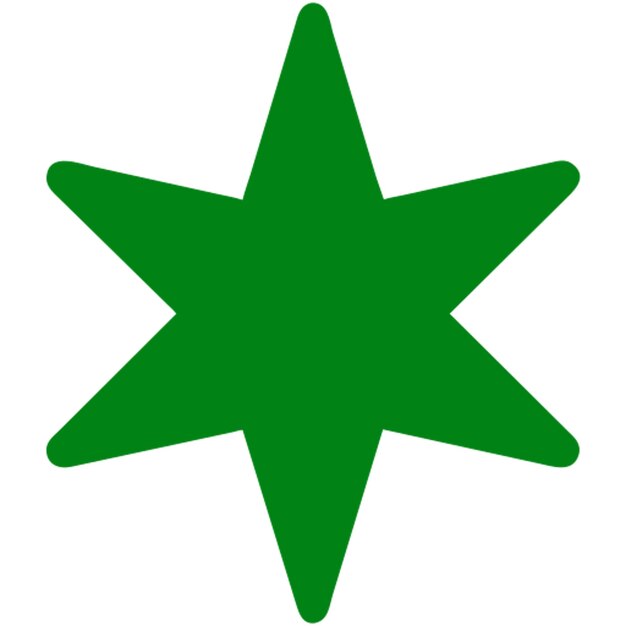 Vector christmas star white background centered icon