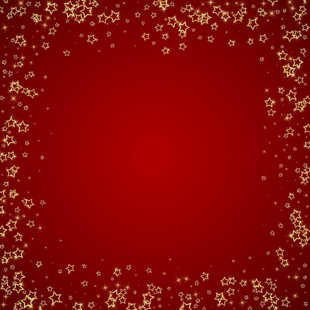 Christmas stars vector overlay