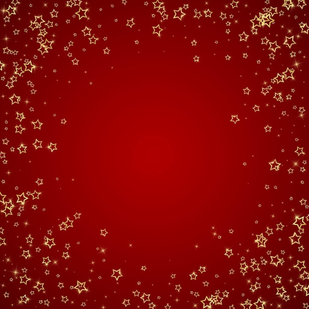 Christmas stars vector overlay