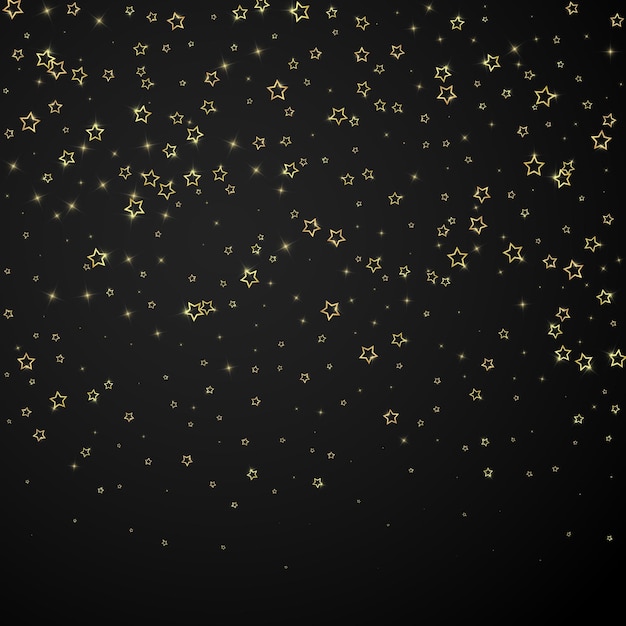 Vector christmas stars vector overlay