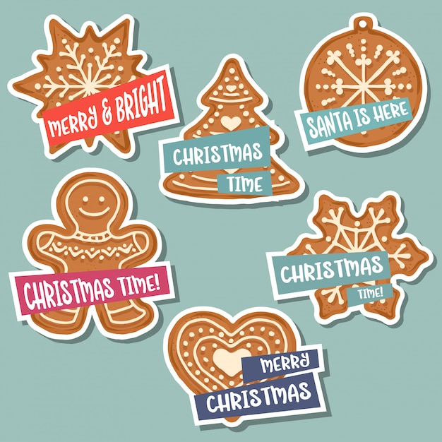 Christmas stickers collection