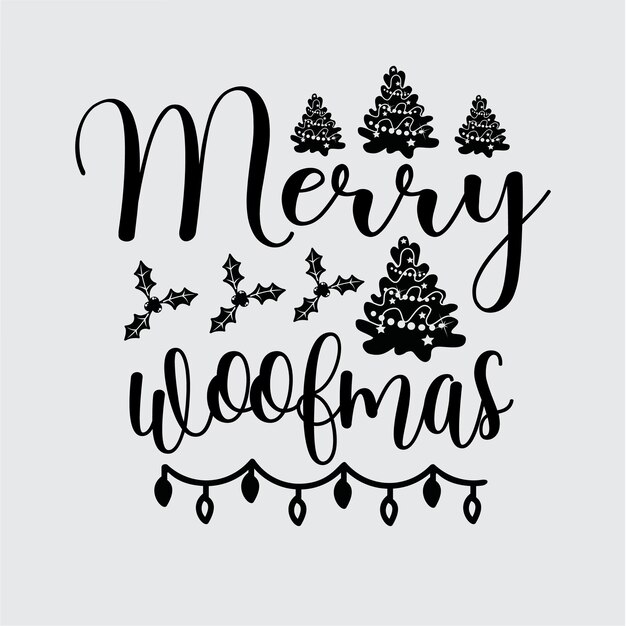 Vector christmas svg design