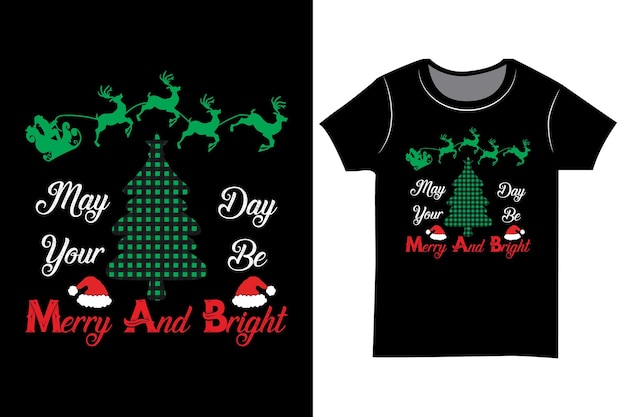 Christmas SVG t-shirt design.