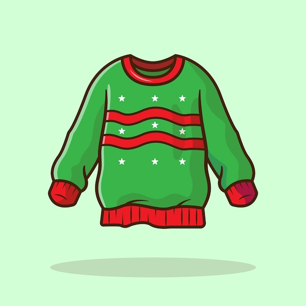 Vector christmas sweater