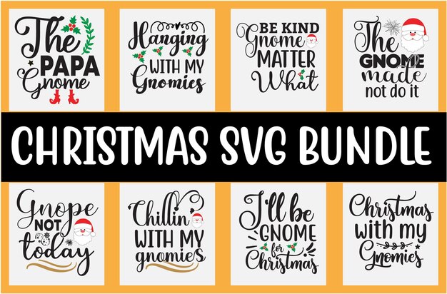 Christmas t shirt design bundle