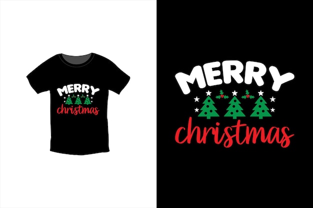 Рождественский дизайн футболки. Рождественская типография. Новогодняя поделка для товаров.