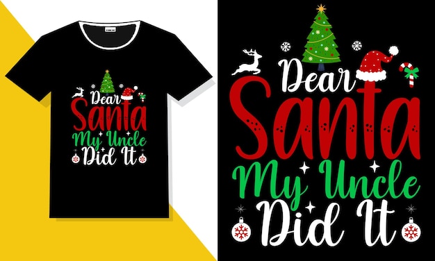 Christmas t shirt design or Christmas typography t shirt