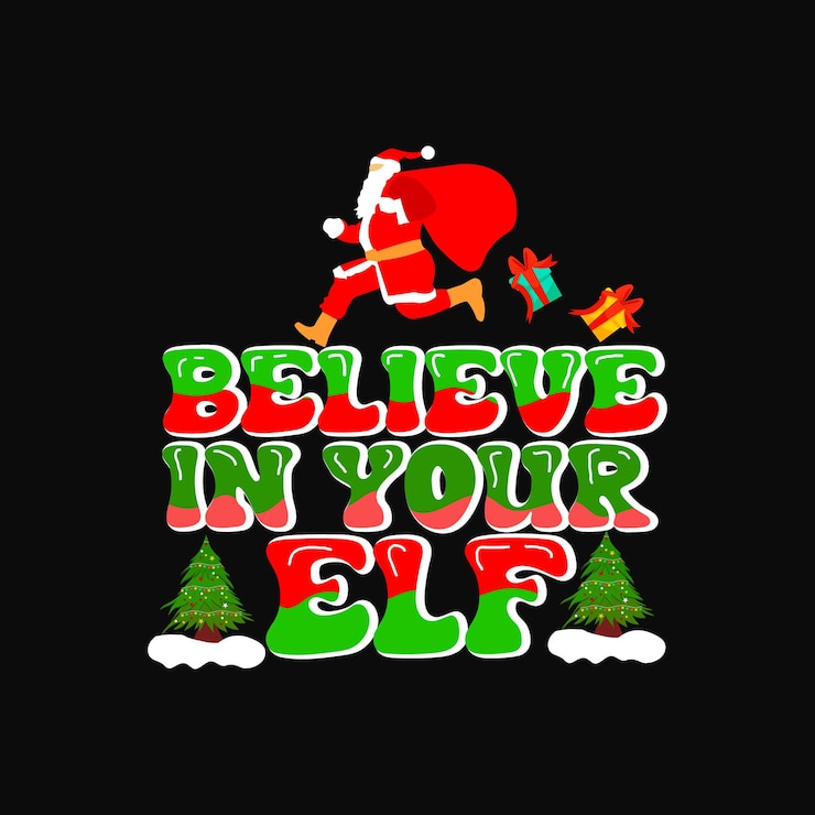 वेक्टर christmas t-shirt design, merry christmas holiday typography, vector illustration