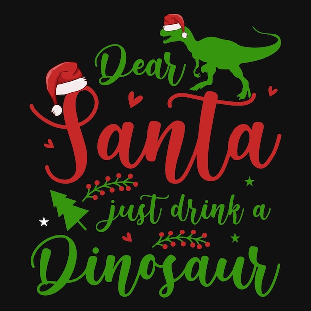 Christmas t-shirt design premium