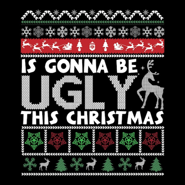 Christmas T-shirt Design vector file