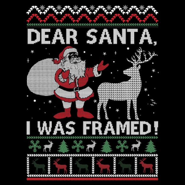 Christmas T-shirt Design vector file