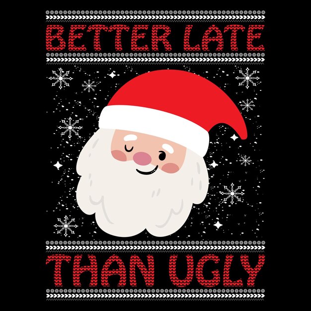 Christmas T-shirt Design vector