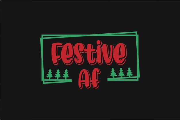 Christmas T shirt design