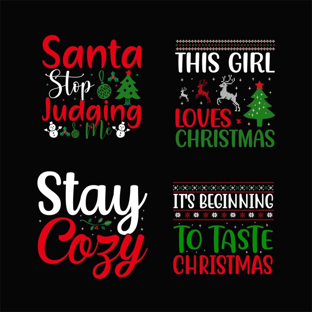 Christmas T--Shirt Design