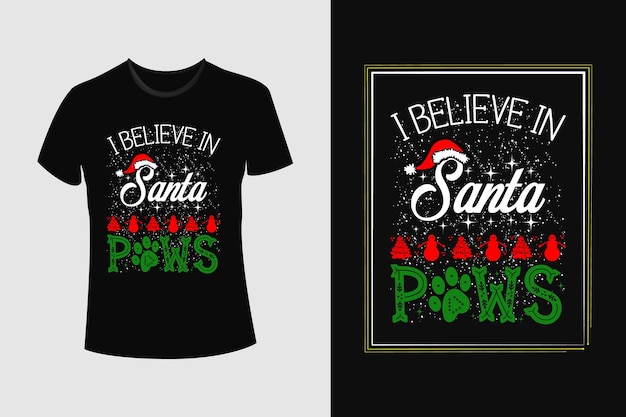 Vector christmas t-shirt design.