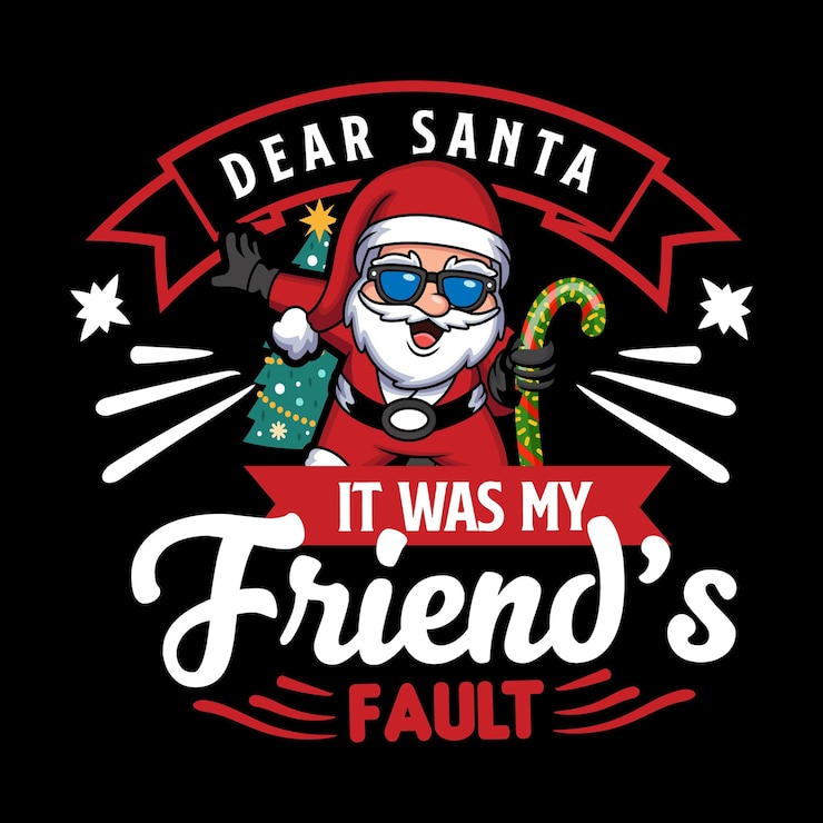 वेक्टर christmas t shirt,sticker,bag,mug design